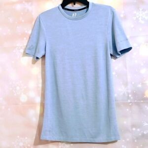 RUSSELL TRAINING FIT LIGHT BLUE ATHLETIC TEE MEN'S SIZE S